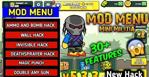 mini militia 3.0.27 mod menu|Mini Militia .